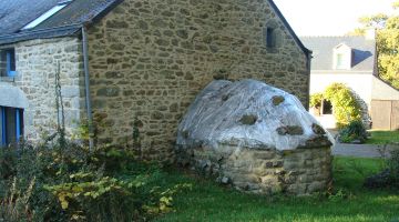 restauration d'un four à pain, Bretagne, Chantier participatif